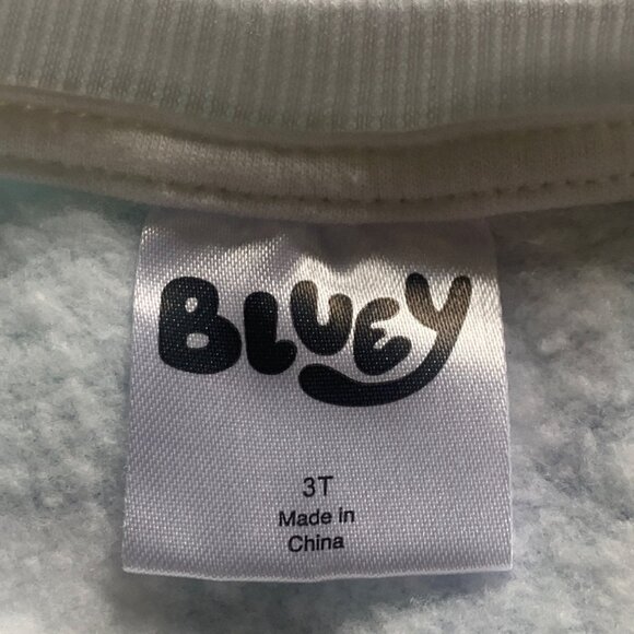 Bluey Unisex Kids Toddler Winter Sweatshirt Bluey Dog Themed - Picture 8 of 10